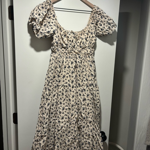 Neuflora Floral Puff Sleeve Maxi Dress - Picture 2 of 5